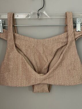 Zimmermann Rose Gold Shimmer Bikini Sz 4-6